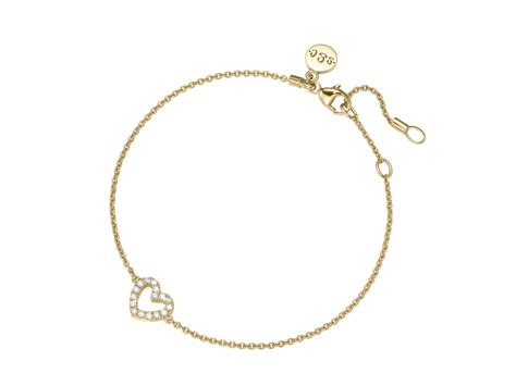 GG Armband 18 Karat Gold mit Herz 